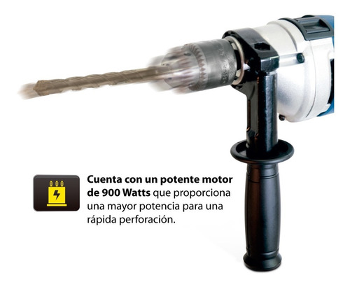 Imagen 6 de 8 de Taladro Percutor Elite De 1/2, Potencia 900 Watts Ref Id900