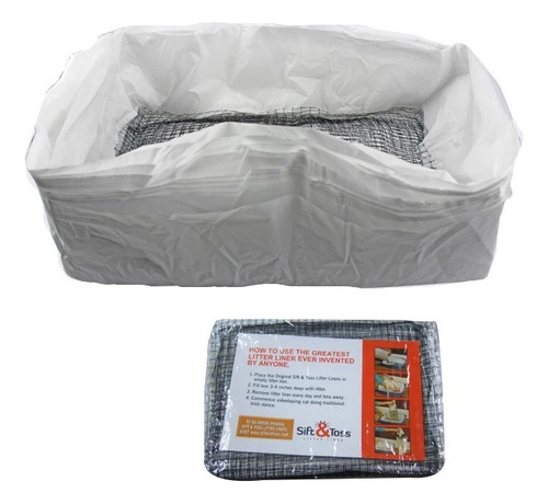 Bolsa De Filtro Para Arena Para Gatos, Reutilizable, Gruesa