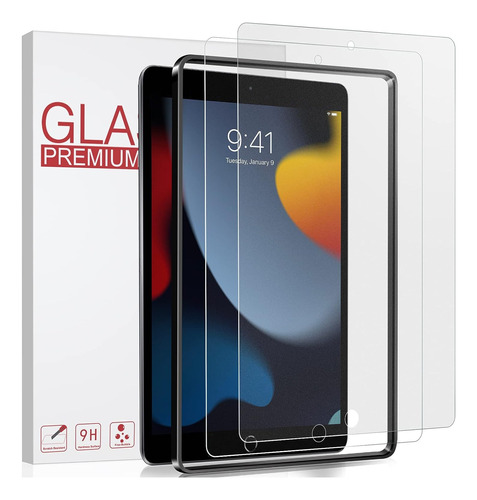 Pack 2 Protectores Pantalla Vidrio Templado iPad 9/8/7 Gen 