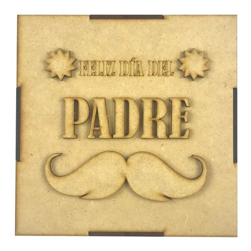 18pz Caja De Madera Regalo Para Día Del Padre Varios Diseños