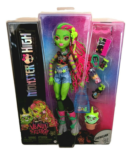 Monster High Venus Mcflytrap Con Chewlian