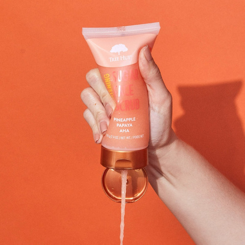 Exfoliante Facial Iluminador Tree Hut - Piña + Papaya - Tipo De Piel Todo Tipo De Piel