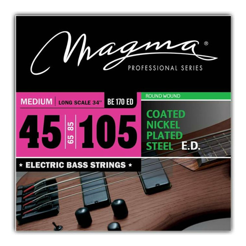 Encordado Magma Para Bajo Nickel Coated 045-105 Be170ed