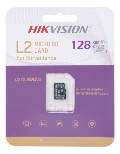 Memoria Microsd Cctv Hikvision 128gb