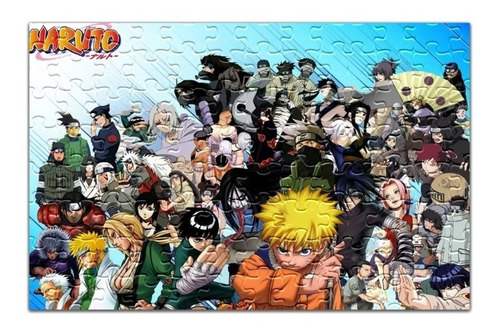 Imagem 2 de 3 de Quebra Cabeça Naruto Com Caixa Personalizado 165 Peças