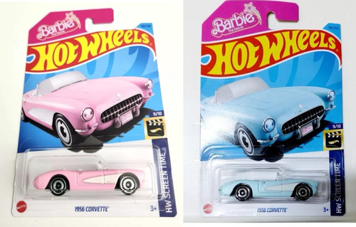 Hot Wheels Barbie The Movie Corvette & Hummer Nuevos