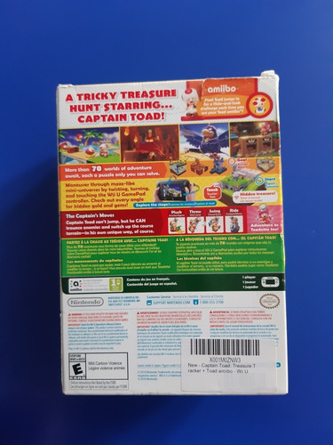 Set Box Amiibo + Juego Captain Toad Nintendo Wii U Nuevo