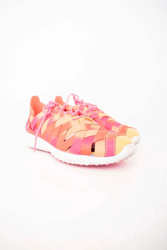 Zapatillas Mujer Deportivas Naranja Y Rosa