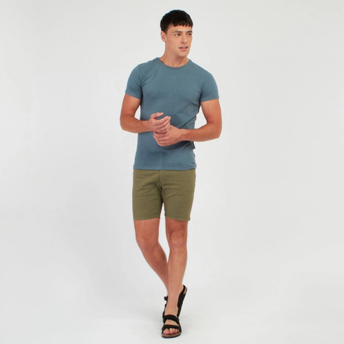 Imagen 4 de 4 de Remera Kevingston Munich Elastizada Manga Corta Slim Fit