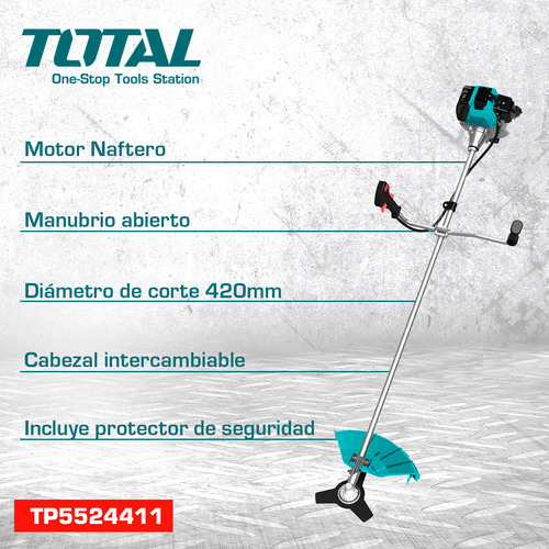 Imagen 6 de 12 de Desmalezadora Naftera 1,4kw 2,2hp Total