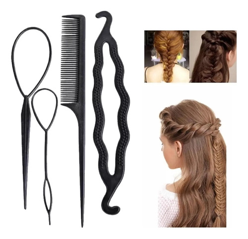 Set De Peines Magicos Para Armar Peinados Y Trenzas