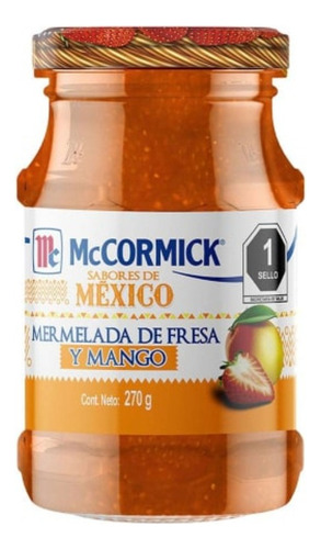 4 Pzas Mermelada Mccormick Sabores De México Fresa Y Mango 2