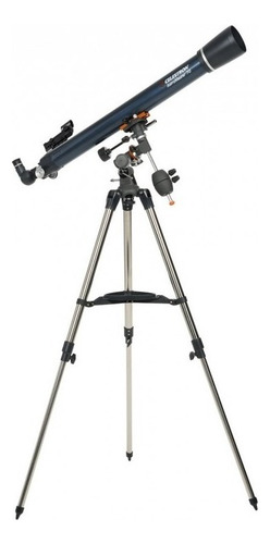 Telescopio Celestron Astromaster 70eq + Camara Color Azul