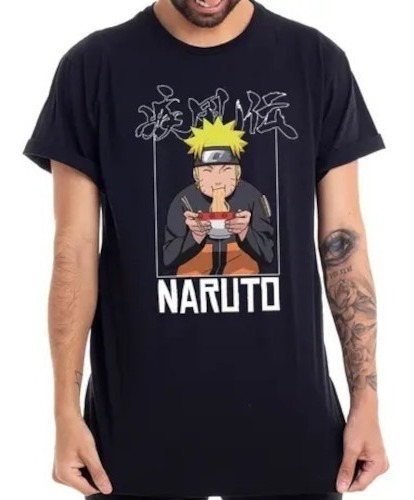 Camiseta Unissex Naruto Lamen - Clube Comix