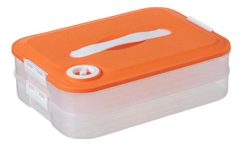 Caja De Almacenamiento De Bolas De Naranja De 2 Capas