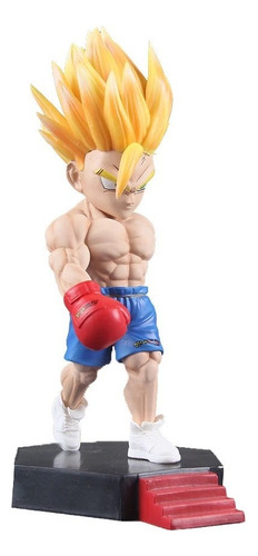 Action Figure Dragon Ball Gohan Ssj Boxe Body Builder 22cm