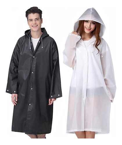 Capas De Lluvia Adultos, Mujeres Y Hombres, Reutilizabl...