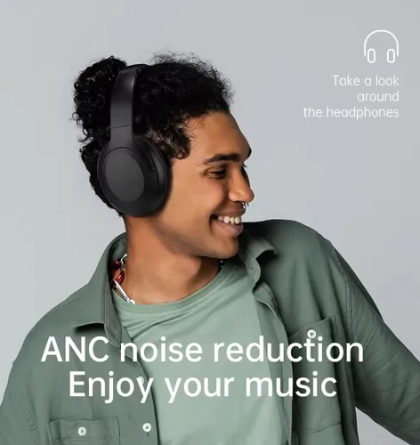 Auriculares Inalambricos D2- Anc Bt + 3.5mm 45h Cancelacion