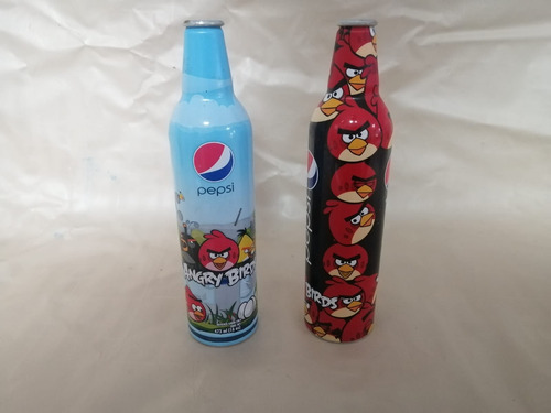 Angry Birds 2 Botellas De Colección Pepsi Cinemex 473ml