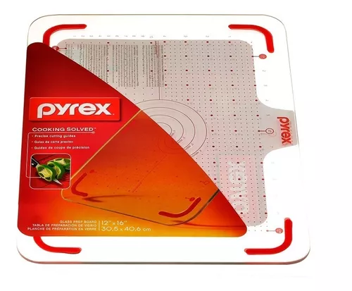 PYREX® Vidrio Tabla de cortar Vidrio transparente Medidas de marca