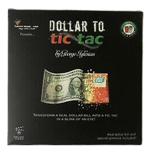 Dólar A Tic Tac Twister Truco Magia Mago / Alberico Magic