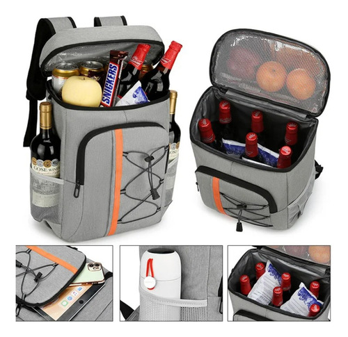 Mochila Cooler Bolsa Térmica 25l Praia Cerveja Churrasco