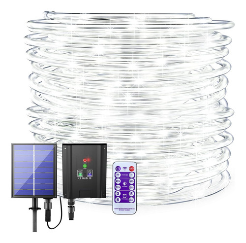 Cuerda De Luces Solares Impermeables Para Exteriores, 72 Pie