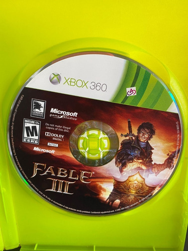 Fable 3 Xbox 360 Original De Segunda Mano (solo Cd)