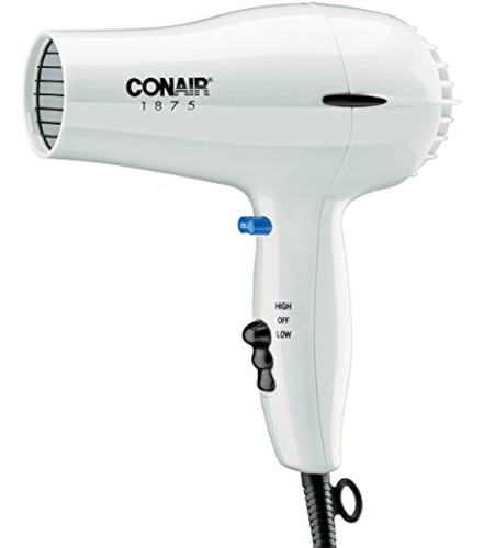 Secador De Cabello Compacto Blanco De 247 W De Conair - 1875