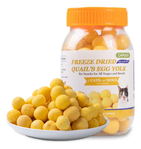 Yema De Huevo De Codorniz Liofilizada Para Gatos Y Perros 20