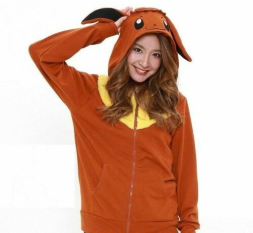 Pocket Monster Campera  Hoody Eevee 