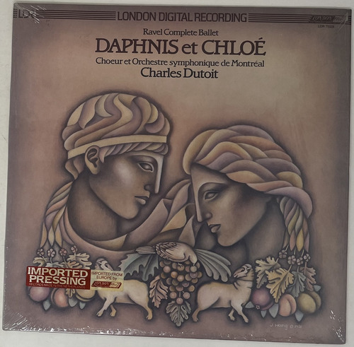 Vinilo Ravel Daphnis Et Chloé Ballet Completo Charles Dutoit