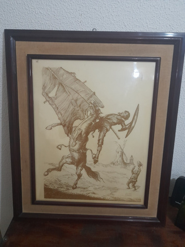 Cuadro Don Quijote De La Mancha. Gustavo Dore (Usado)