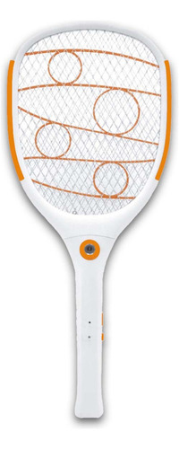 Insectocutor Raqueta Electrica Mata Moscas Mosquitos Kushiro Color Blanco