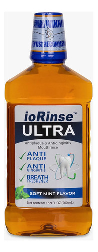 Iorinse Ultra Enjuague Bucal, Cero Alcohol, Libre De Fluor, 