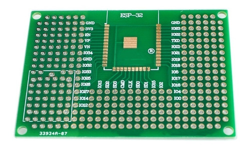 Placa de circuito impreso 5X7CM 7X9CM prototipo circuito experimental Para ESP8266 ESP-12E ESP-12F ESP32/32S Relé