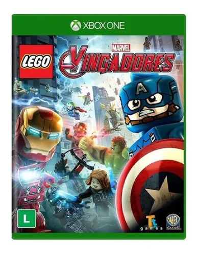 Jogo Lego Marvel Vingadores Xbox One Midia Fisica Wb Games