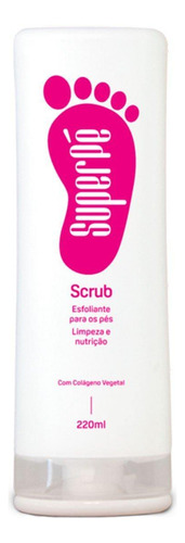 Creme Esfoliante Para Os Pés Scrub Super Pé 220ml