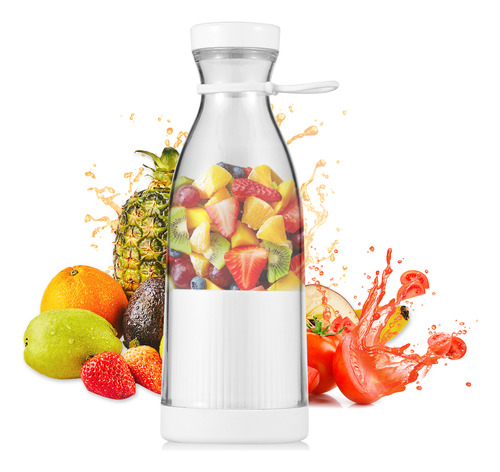 Batidora Portátil Mini 380ml.cuchillas Smoothie Leche Bebé