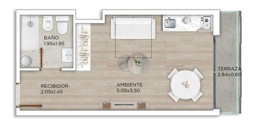 Imagen 2 de 13 de Venta Monoambiente En Parque Rodó, Montevideo (ref: Bch-380)