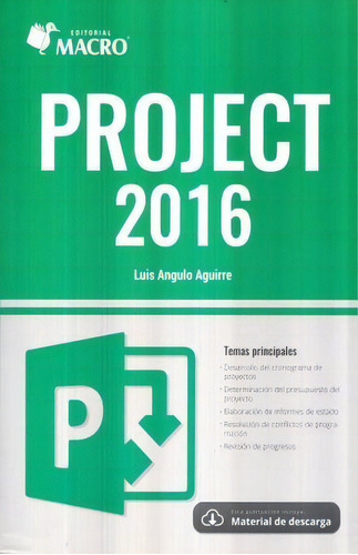 Project 2016, De Angulo Aguirre, Luis. Editorial Empresa Editora Macro En Español