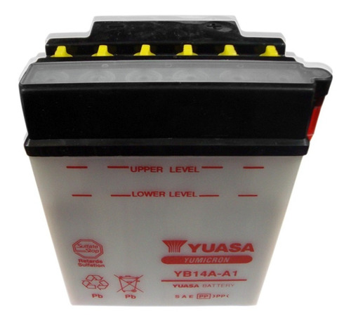 Bateria Yuasa Yb14a-a1 Plan En Fas Motos!