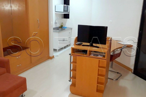 Imagem 9 de 15 de Flat Tsue Bienal 30m² 1 Dormitório 1 Vaga Para Locação Na Vila Mariana. - Sf36343