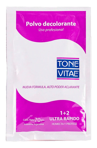 Polvo Decolorante Alto Poder Aclarante X 70gr - Tone Vitae