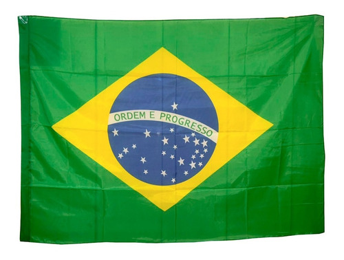 Bandeira Do Brasil 90mx 150cm Tamanho Real- Enviamos Na Hora