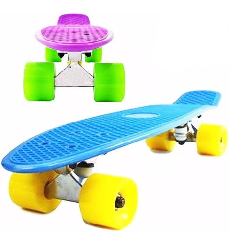 Imagen 1 de 6 de Skate Longboard Penny Patineta Aluminio Ruedas Pu - El Rey