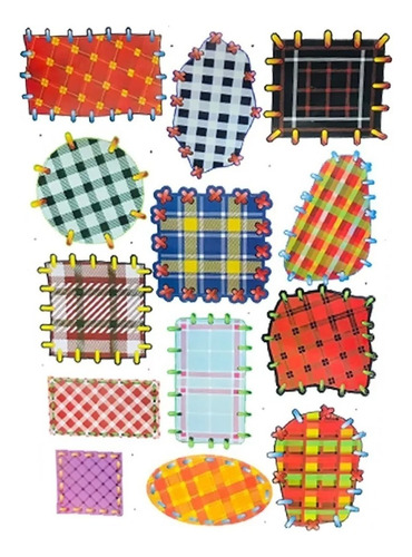 Remendos Para Colar Em Calça De Festa Junina C/ 26 Unidades