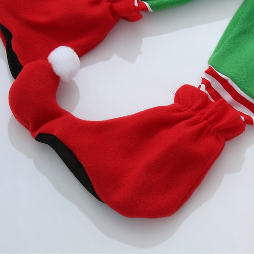 Conjunto De Disfraz De Elfo De Navidad Para Niños, Disfraz
