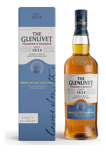 Imagen 2 de 3 de The Glenlivet Founder's Reserve - 750 mL - Unidad - 1 - Botella