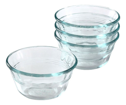 Pyrex - Setx4 Dulceras De 10 Oz C/u